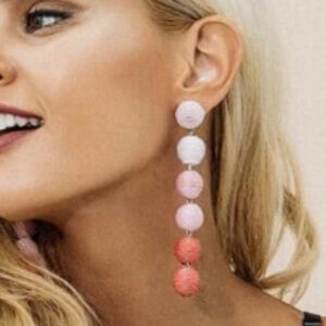 Ball Drop Y2K Earrings Jewelry tassel long
